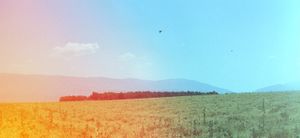 Background with a beautiful panorama